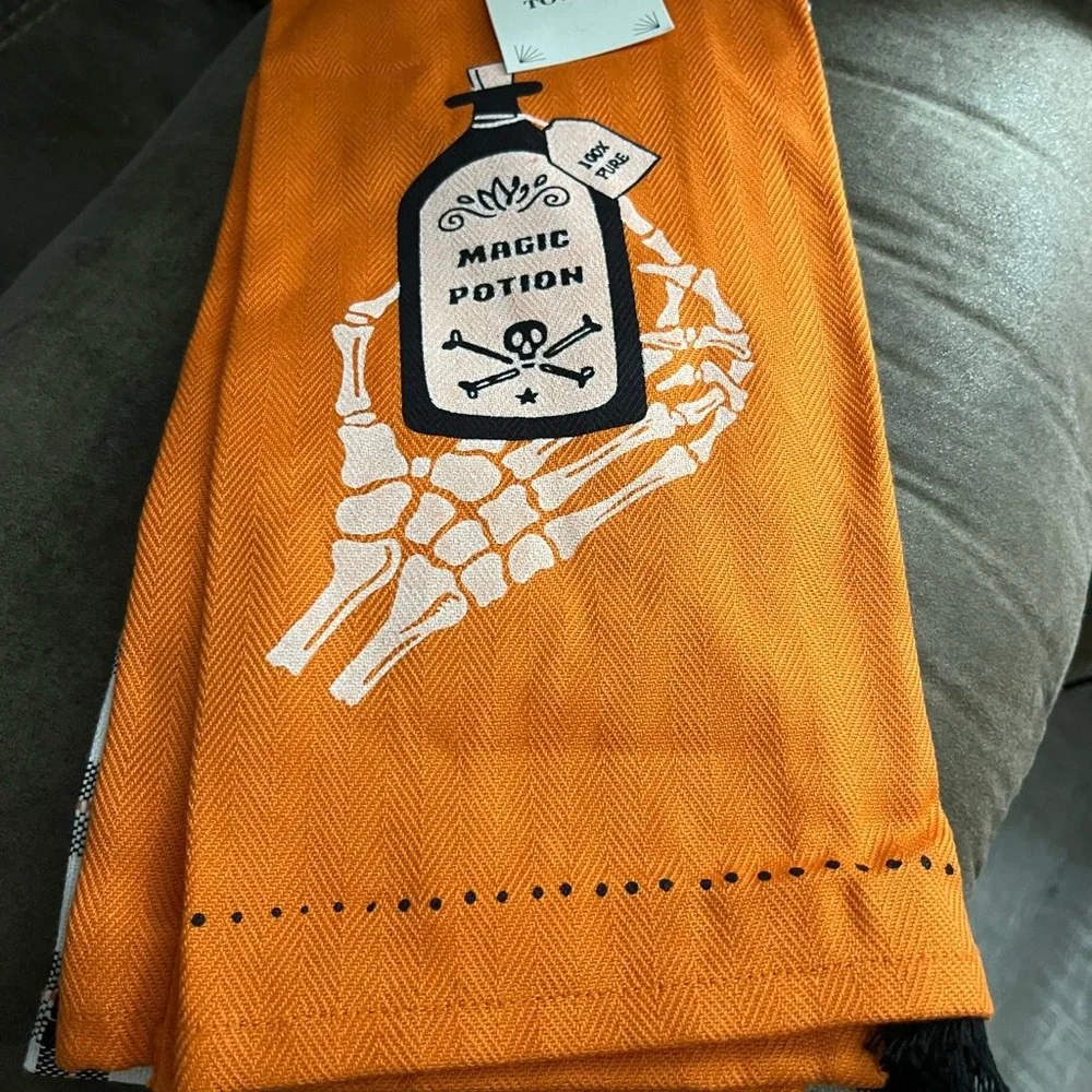 Target Orange Magic Potion Halloween Towels